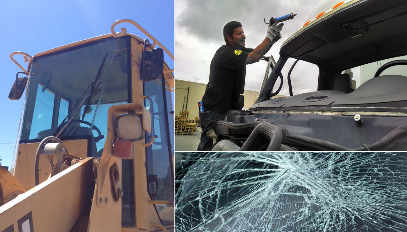 Glass Repair for Heavy Equipment and Semi-Trucks