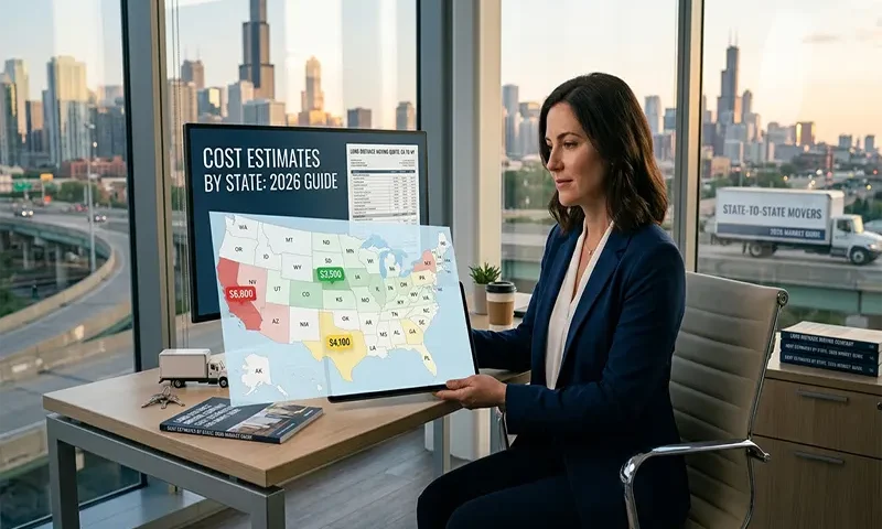 Long Distance Moving Company Cost Estimates by State: 2026 Market Guide