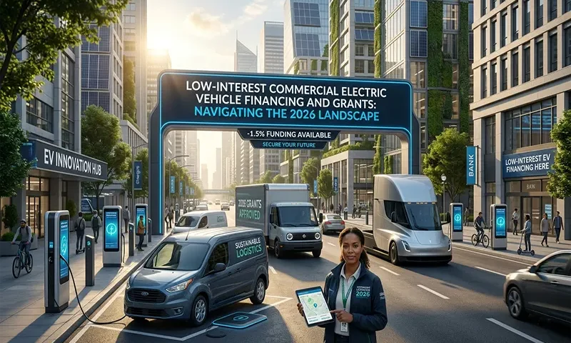 Low-Interest Commercial Electric Vehicle Financing and Grants: Navigating the 2026 Landscape
