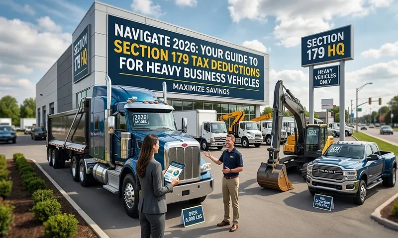 Section 179 Tax Deductions for Heavy Business Vehicles in 2026